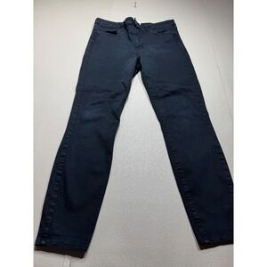 L'AGENCE Margot High Rise Skinny Jeans Black Noir Size 33 Stretch Denim